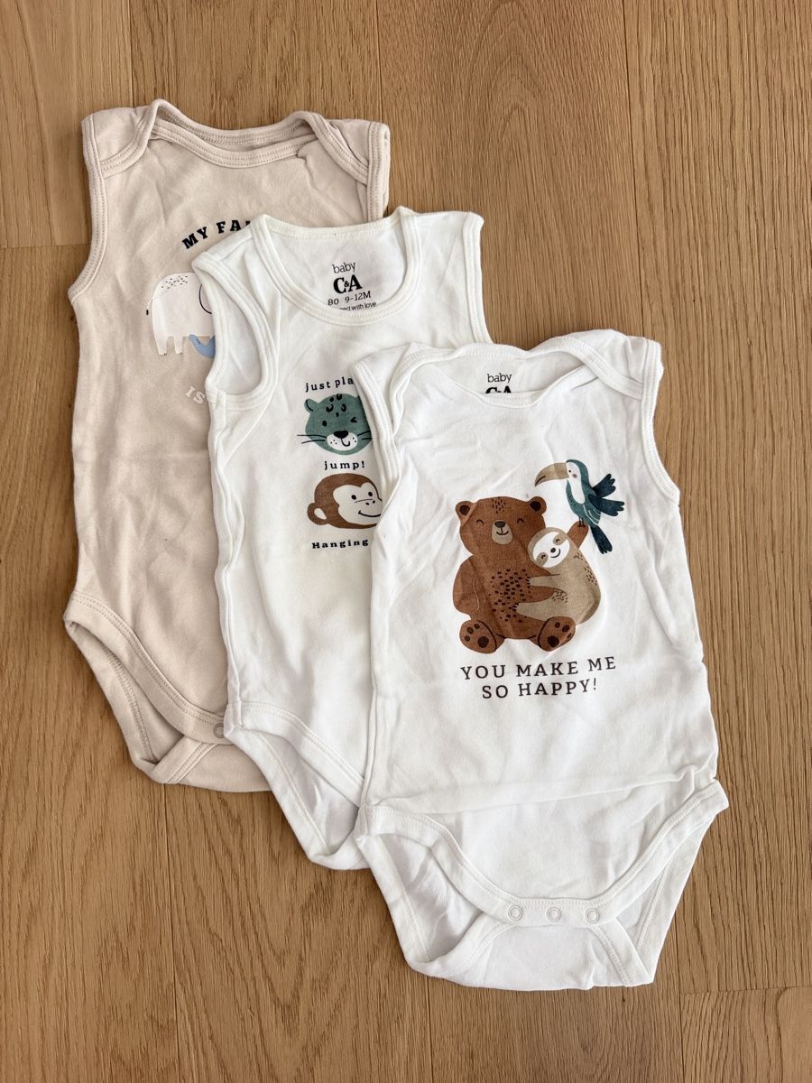 C&A Biancheria intima: 3x Bodies C&A Gr. 80 – Usato da Rain venduto da Heike5284