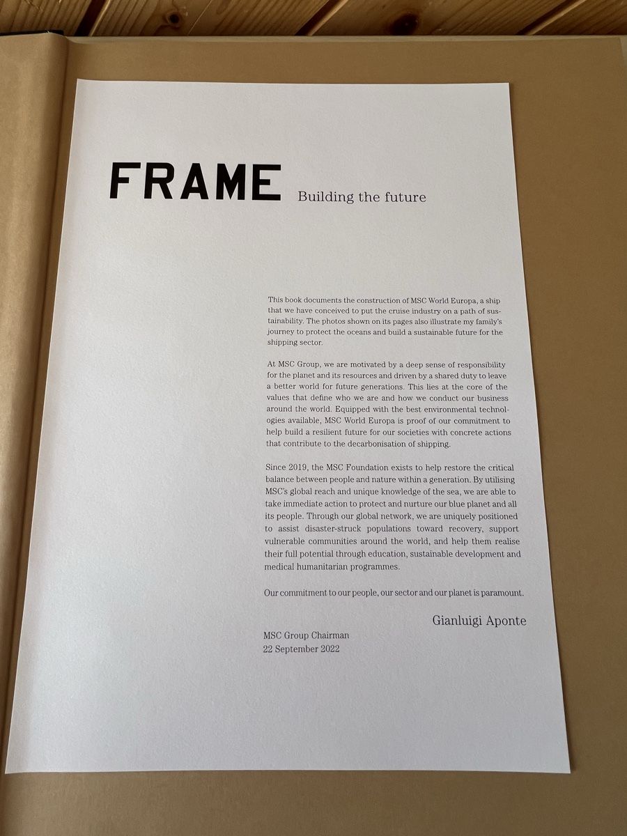 Bücher: FRAME: Building the Future - Treccani Bildband / MSC Buch – Neu (gemäss Beschreibung) aus Bachenbülach von Manolo007 7