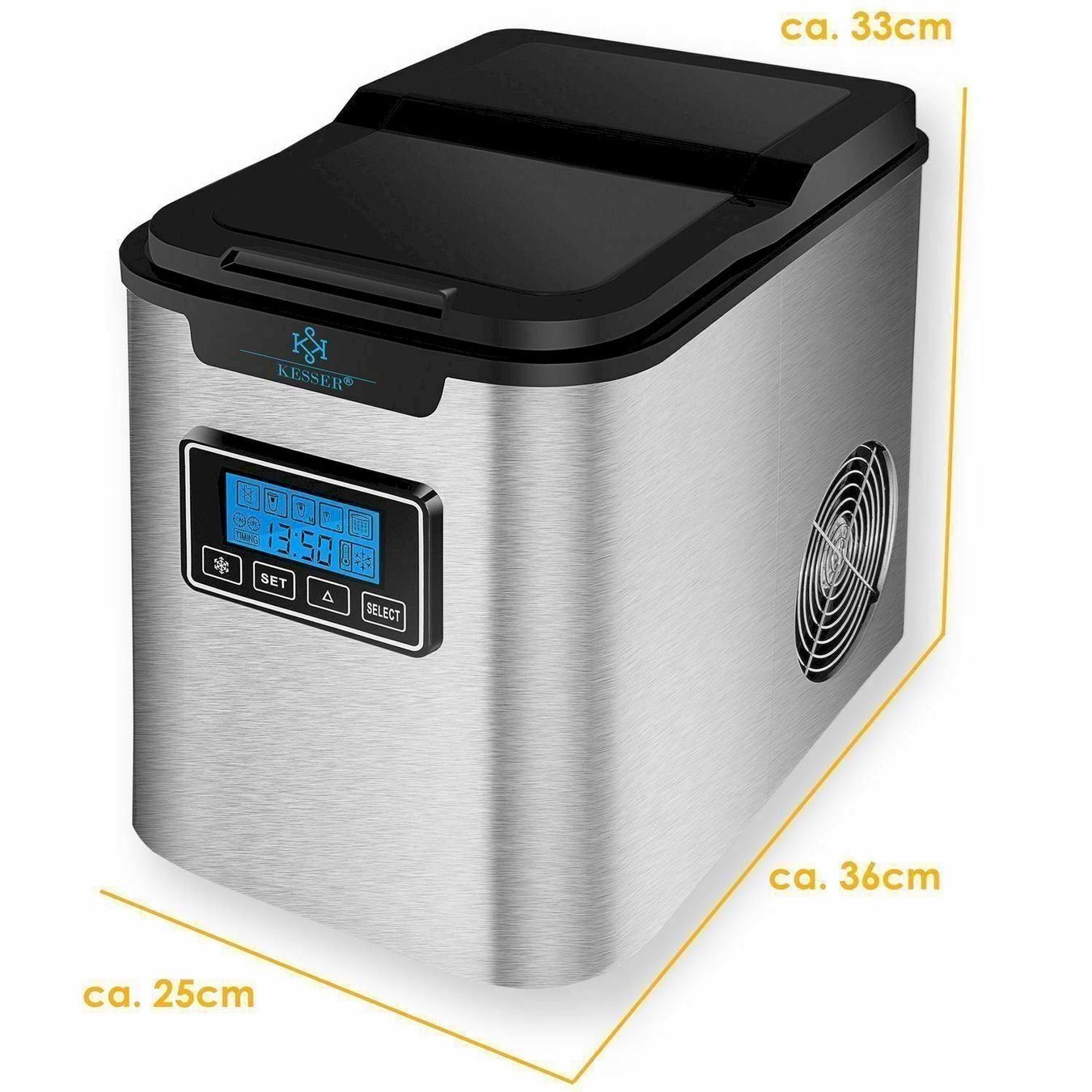 Attrezzatura professionale & Gastronomia: KESSER KE-Gastro Eiswürfelbereiter 2,2L – Nuovo e nell'imballaggio originale da Bottighofen venduto da zaap 4
