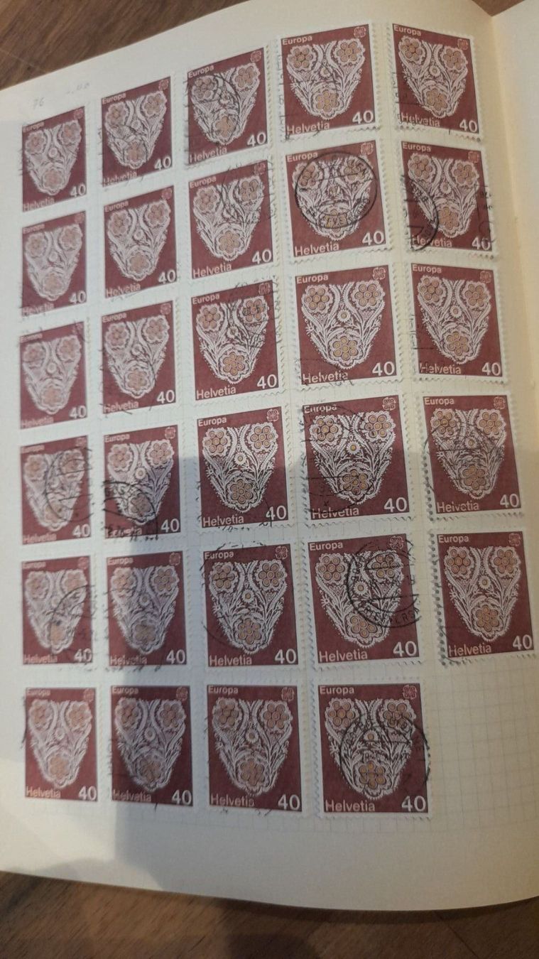 Alle Briefmarken: 1973-1979 – Gebraucht aus Balgach von SIMEON27 5