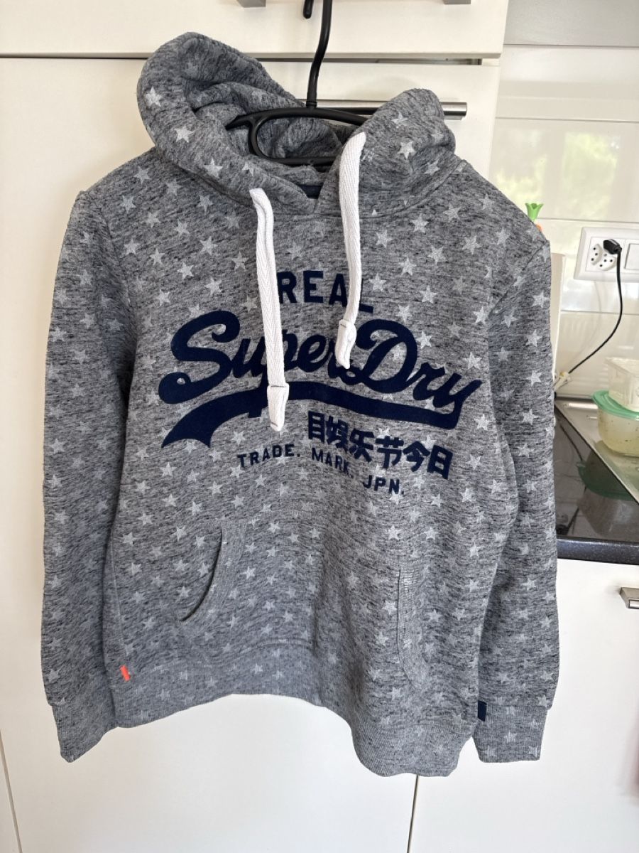 Superdry Maglioni & Felpe: Superdry Kapuzenpulli Sterne Grösse 40 Grau CHF, Top Zu – Usato da Oberglatt ZH venduto da lar_2nv2