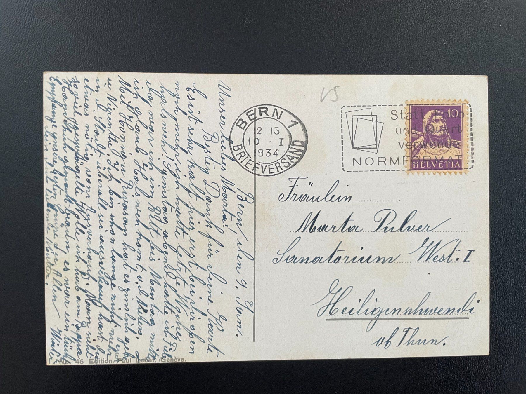 Cartoline postali: AK VS Lac Léman et le Gramont – Usato da Thal venduto da Danny82 1