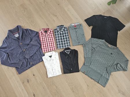 Marken Kleiderset Männer Grösse M Tommy H. S.Oliver Naketano