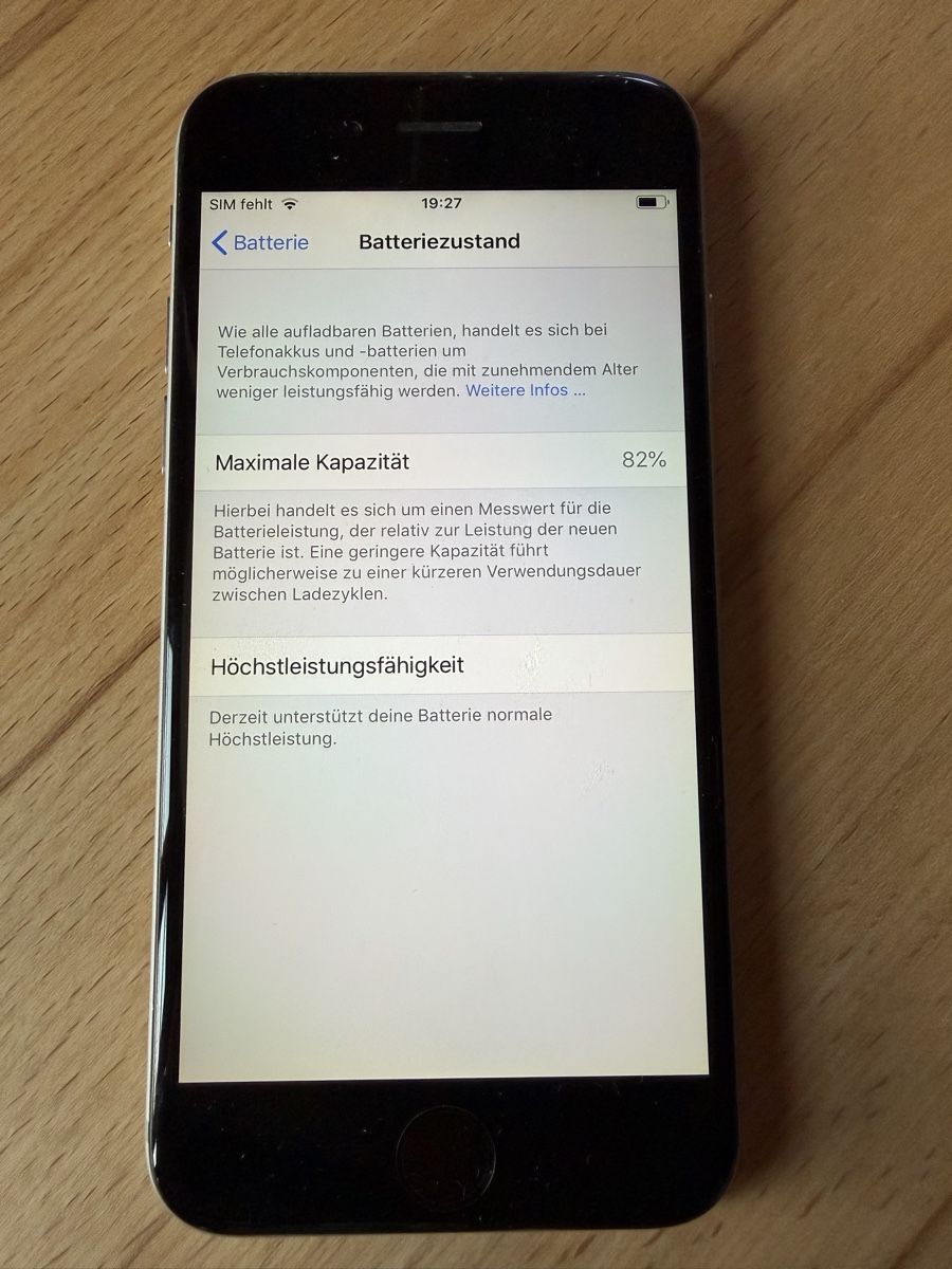 Apple Handys / Smartphones: IPhone 6 Spacegrey, 16 GB – Gebraucht aus Chur von Sim7000 8