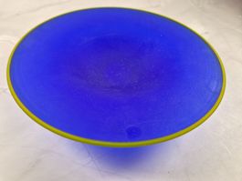 Coupe / plat décoratif en verre soufflé, Ozeta Murano