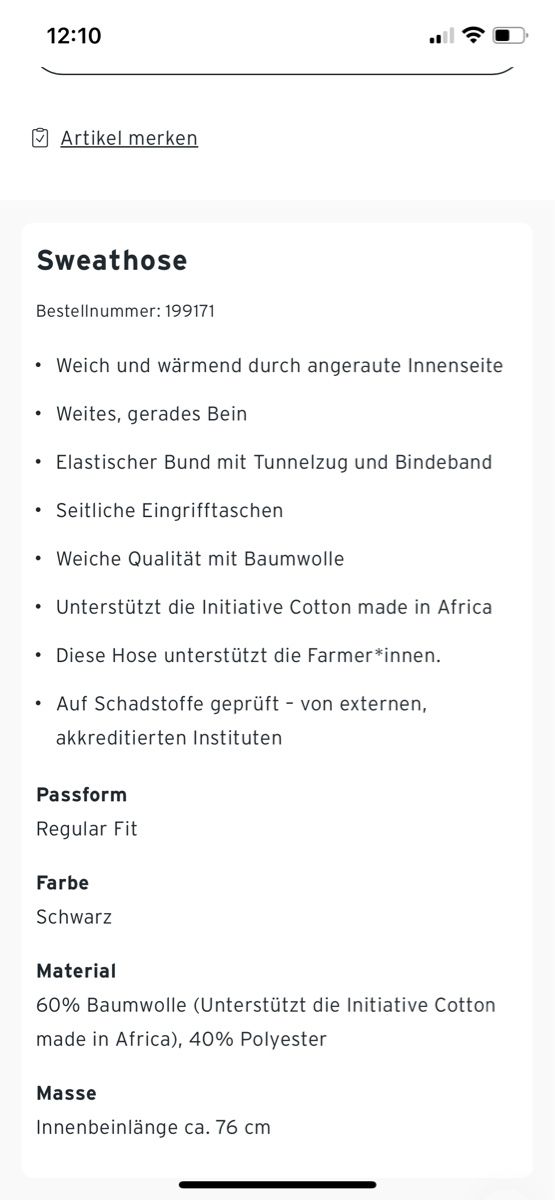 Tchibo Pantaloni: Sweathose Tchibo Gr. L schwarz neu – Nuovo (secondo la descrizione) da Rüti ZH venduto da kar_xx9l 6