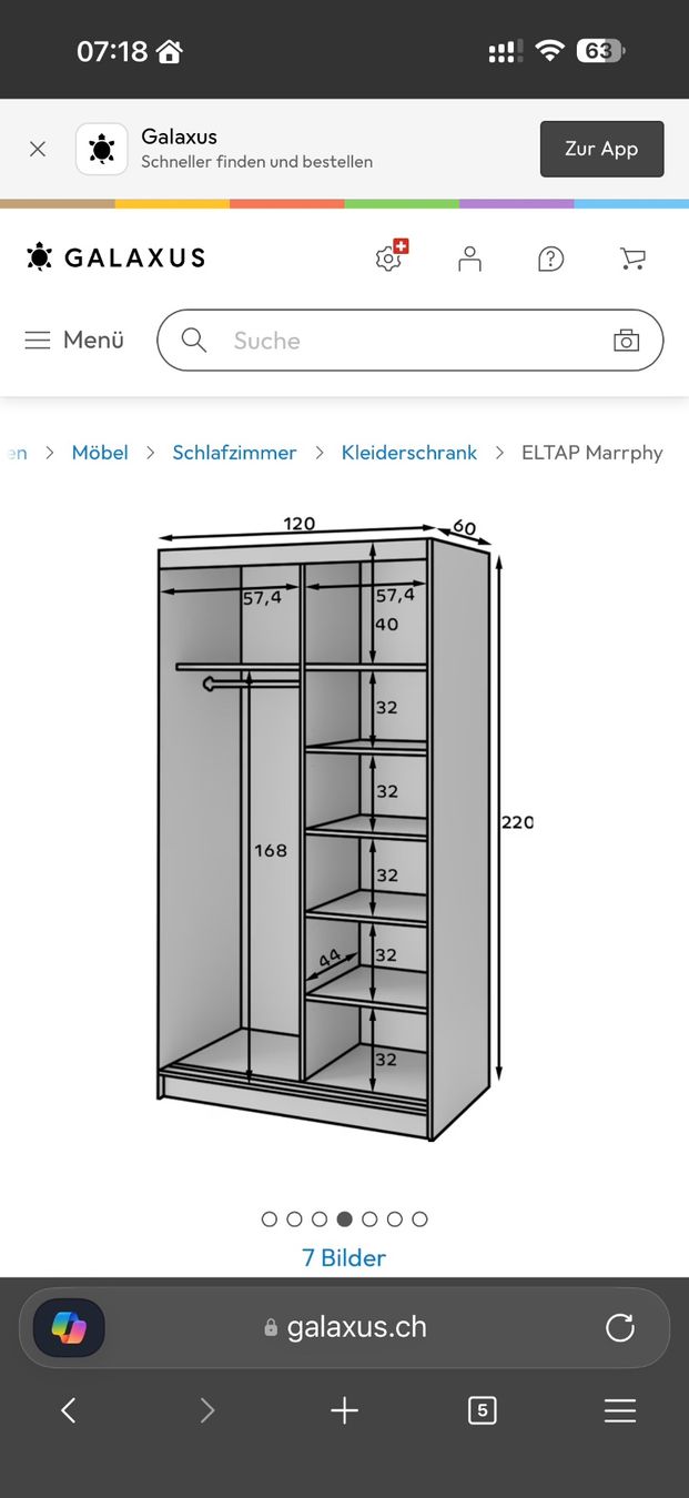 Armadi: Kleiderschrank Eltap Marrphy – Usato da Luzern venduto da szi_5qvr 4