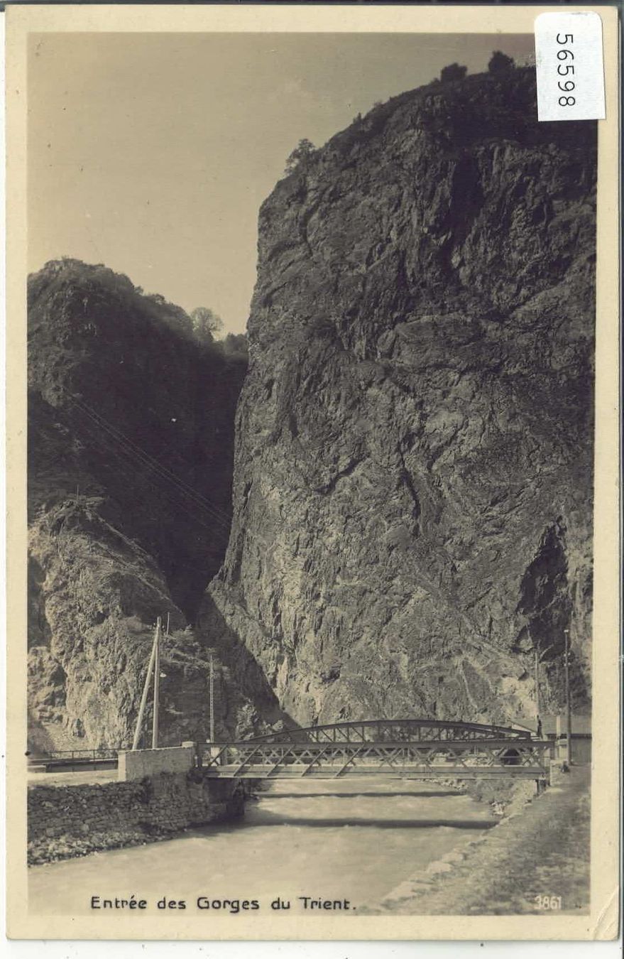 Ansichtskarten: Vernayaz - Entree des Gorges du Trient – Gebraucht aus Ettingen von Kartenplanet