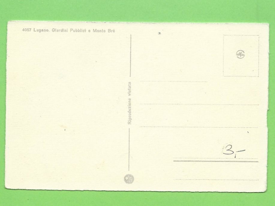 Cartes postales: Lugano, Giardini Pubblici e Monte Brè – Neuf (Voir description) à Zürich par t24_de 1