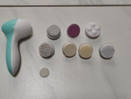 Gesichtsreinigungsset mit 7 Aufsätzen, neuwertig