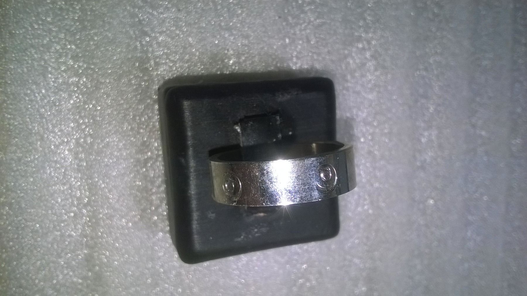 Ringe: RING EDELSTHAL,,,SILBER FARBE,,,GLANZIG – Neu (gemäss Beschreibung) aus Basel von bijoutrie_4