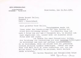 Papa Moll Edith Oppenheim-Jonas 1907-2001 Autogramm signiert
