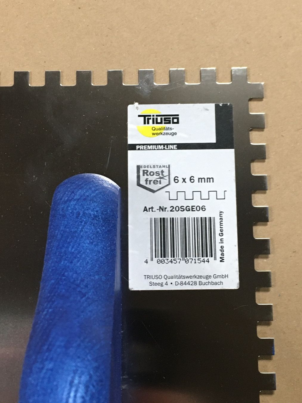 Tutti gli attrezzi: Triuso Traufel Inox 500x130mm – Nuovo (secondo la descrizione) da Tann venduto da Mad_less 1