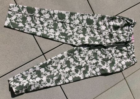 Hose Lieblingsstück Gr 40 grün oliv weiss Stoffhose Galon
