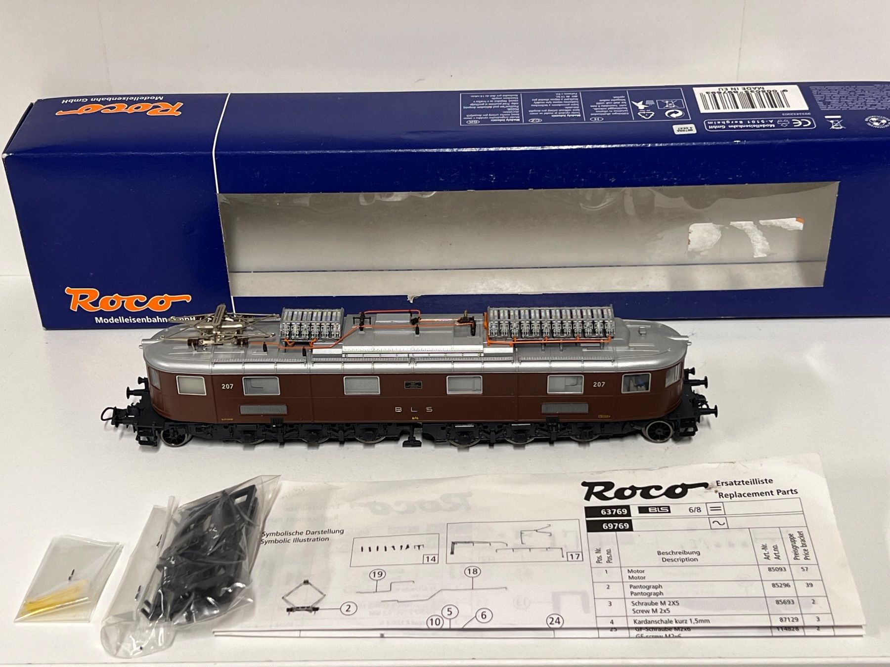 Roco Modelleisenbahnen: Roco 69769 Ae 6/8  BLS 207 AC Digital H0 – Neu (gemäss Beschreibung) aus Neuenhof von ludovicco