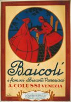 BAICOLI BISCOTTI VENEZIA 1949 - Manifesto originale