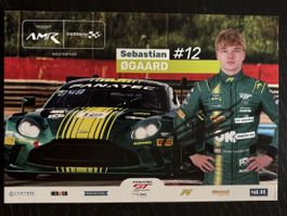 Autogrammkarte Sebastian Ögaard, AMR Renndruck, Top Zustand!