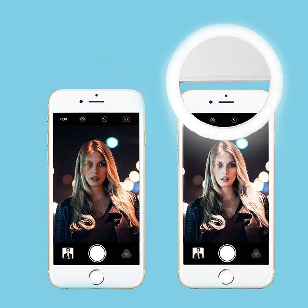 Lampen: Smartphone Selfie Ringlicht wiederaufladbar – Neu und originalverpackt aus Weinfelden von salehouse 5