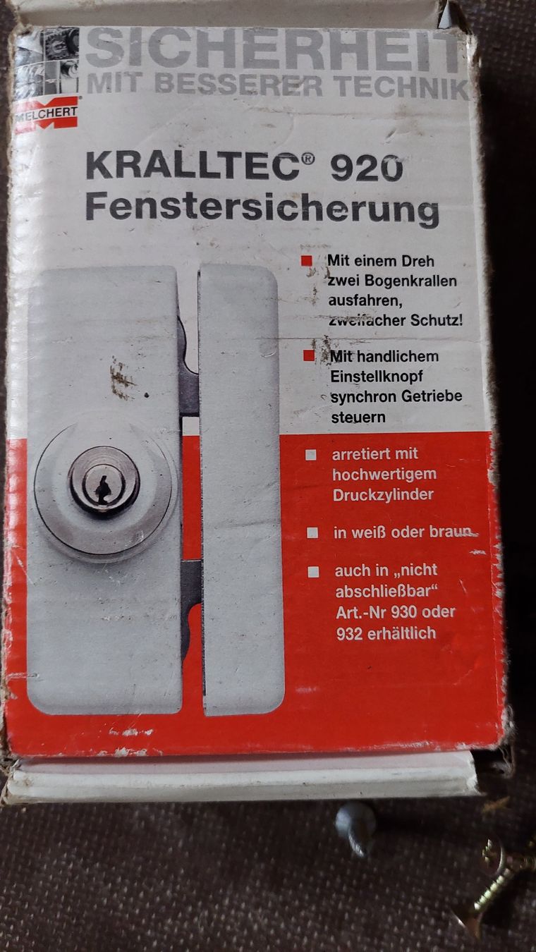 Lucchetti: Ikon Kralltec 920 Fenstersicherung abschliessbar – Nuovo (secondo la descrizione) da Niederuzwil venduto da peter. 5