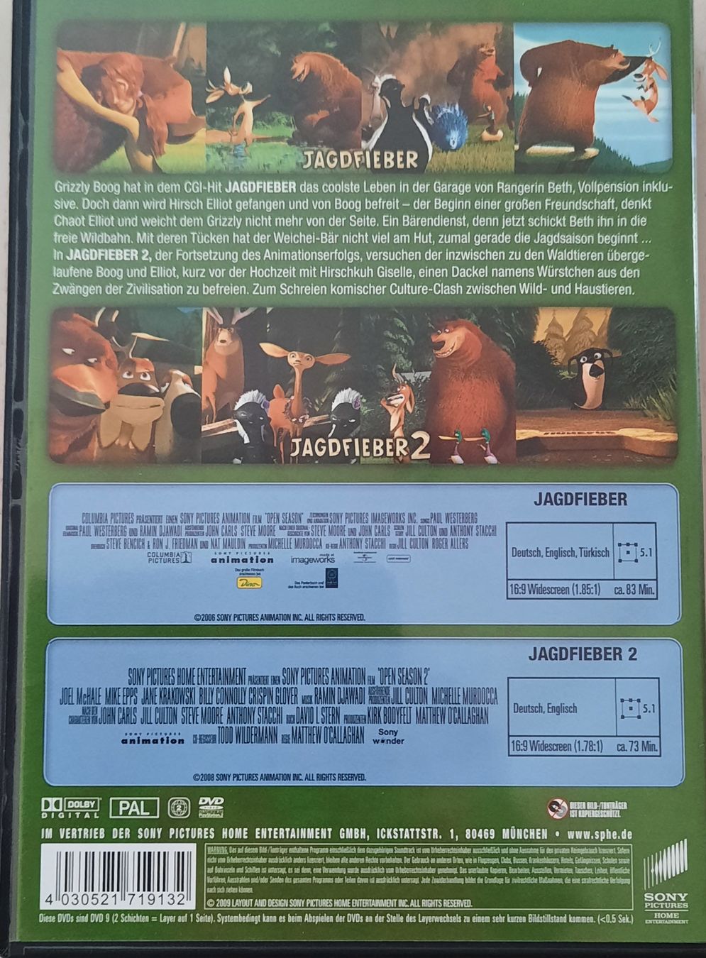 Tutti i DVDs: Jagdfieber Jagdfieber2 – Usato da Engelburg venduto da Clictop 1