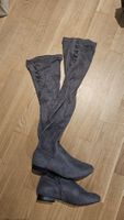 Cuissardes grises Asos, taille 6 (bottes hautes)