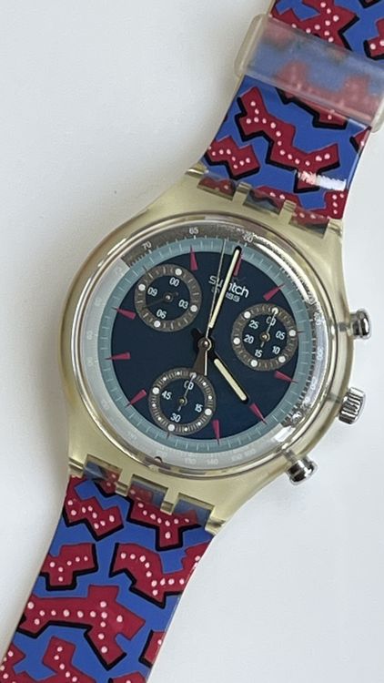 Swatch Orologi: Swatch Uhr Chronograph – Usato da Grenchen venduto da chththl