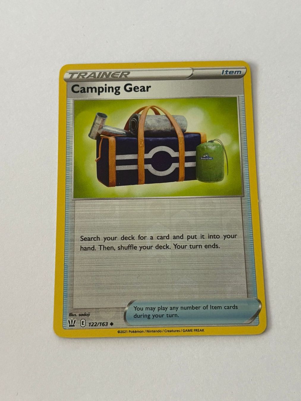Pokémon Carte collezionabili: Camping Gear 122/163 – Usato da Herisau venduto da Seyashop_2
