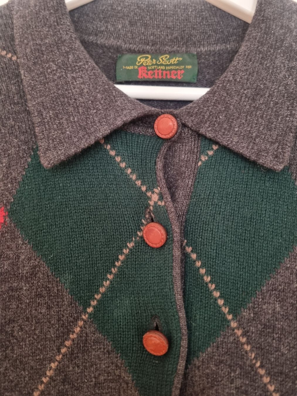 Pulls & Sweat-shirts: Pull Peter Scott pour Kettner à motif argyle  / L – D'occasion à Villeneuve VD par komulainen 2