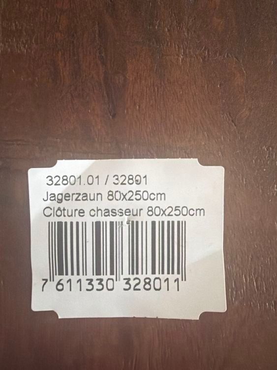 Paravents: 2x Jägerzaun Holz Gartenzäune 80x250cm – D'occasion à Zürich par Flyer60 1