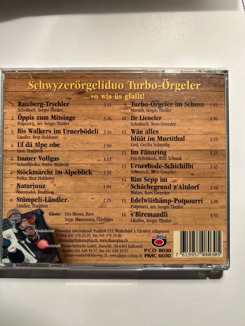 CDs: Schwyzerörgeliduo Turbo Örgeler – Gebraucht aus Arth von Vrecam51 1