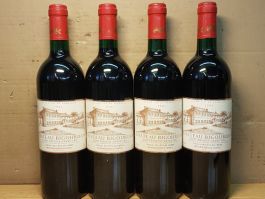 4 Fl. Chateau Bigourdan 1995 Saint -  Emilion Grand Cru