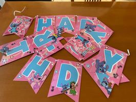 Geburtstagsgirlande Stitch Geburtstag Girlande