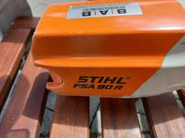 Fademäher und Rasenmäher Stihl Akku 