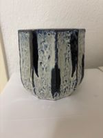 Blumentopf Keramiktopf PTMD Collection Blau Weiss Top!