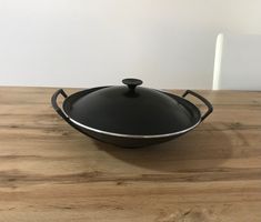 LE CREUSET Wok Gusseisen, 36 cm, gebraucht