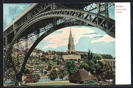Bern, Durchblick an der Kirchenfeldbrüc