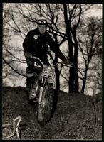 Fotografie Motorrad Bultaco, Rennfahrer 