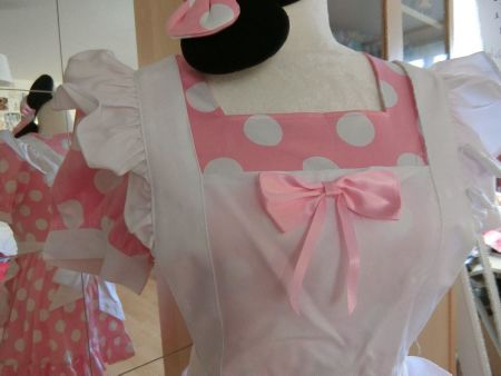 Minnie Mouse Maid Kleid Lolita Cosplay GEBRAUCHT