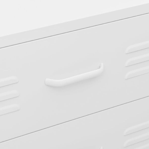 Cassettiere: Commode Blanc 80x35x101,5 cm Acier – Nuovo e nell'imballaggio originale da Palézieux venduto da bantouklan1 7