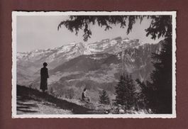 LES DIABLERETS vus depuis Leysin - 1936