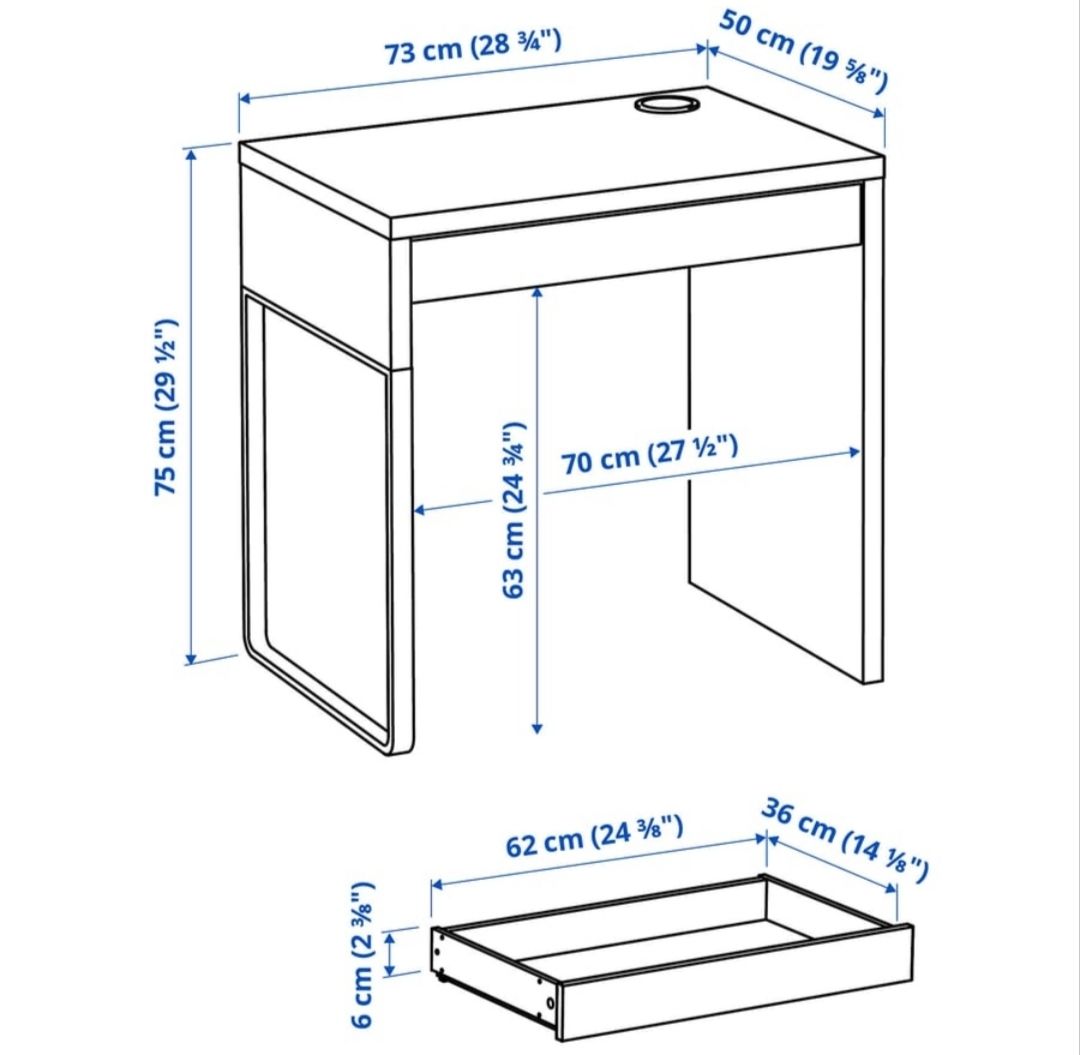 Ikea Scrivanie: Schreibtisch mit Schublade – Usato da Untersiggenthal venduto da ano_56dm 1