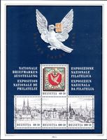 1995 BASLER TAUBE BRIEFMARKENBLOCK ** POSTFRISCH ** - BL82