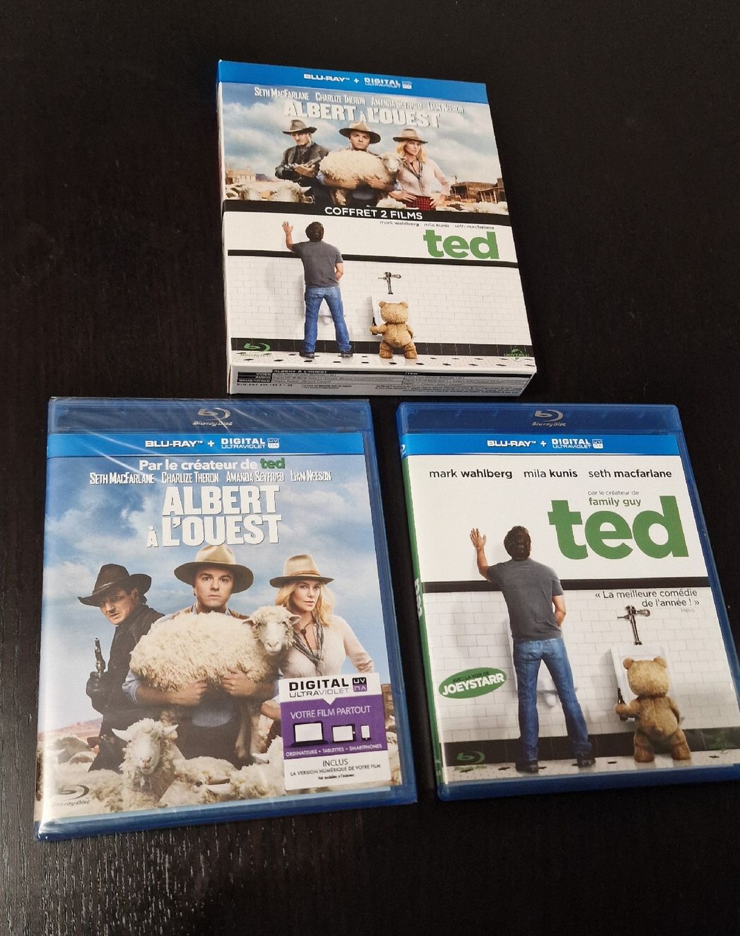 Alle DVDs: Coffret Bluray Ted et Albert à l'ouest – Neu (gemäss Beschreibung) aus Bussigny von Clapman 1