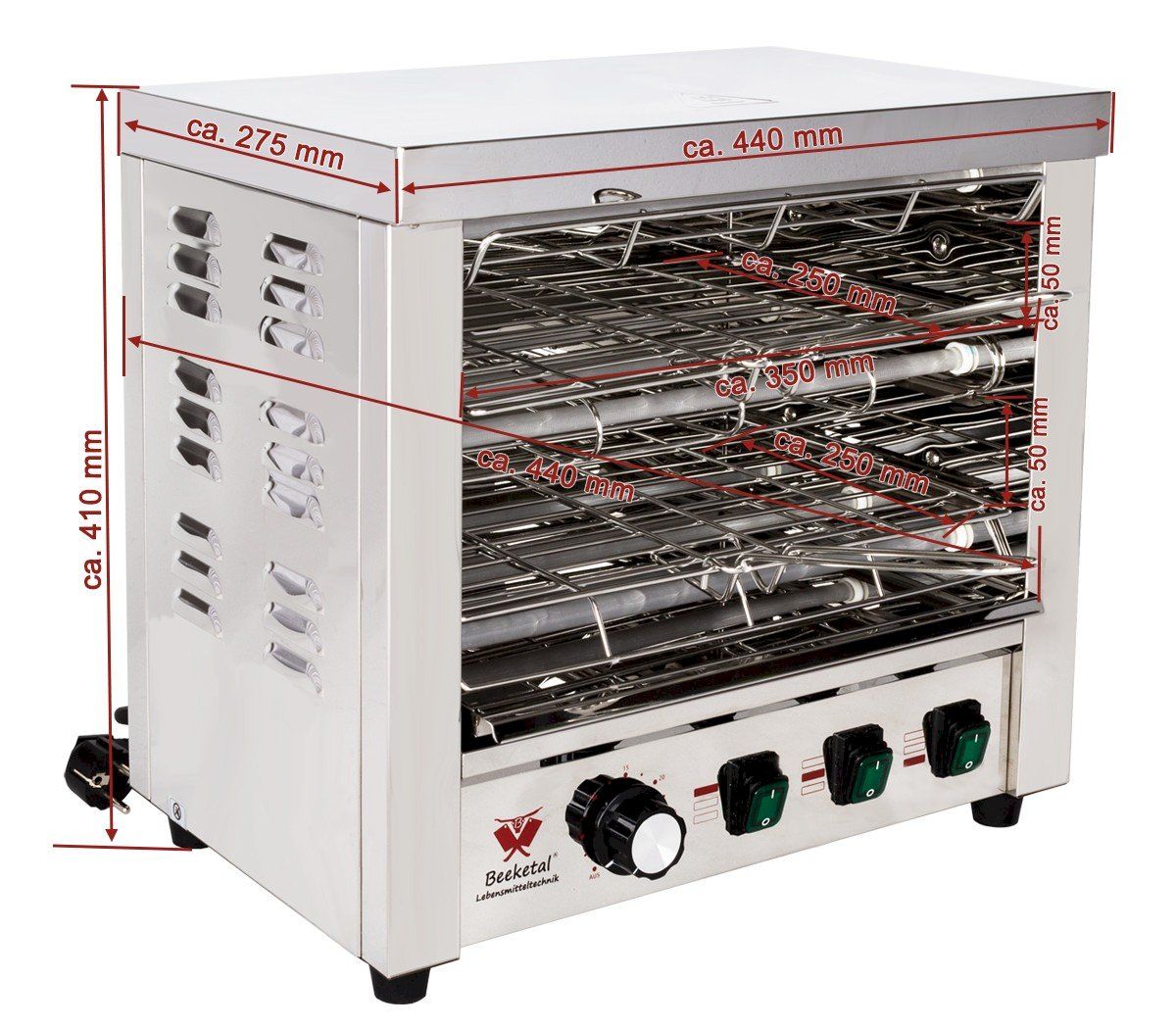 Elettrodomestici da cucina: Beeketal Toaster BSP-1 – Nuovo e nell'imballaggio originale da Bottighofen venduto da zaap 2