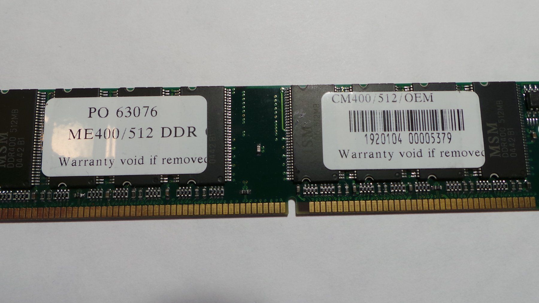 Memory / RAM: ME400/512DDR-400512MB – Gebraucht aus Düdingen von boascompras 1