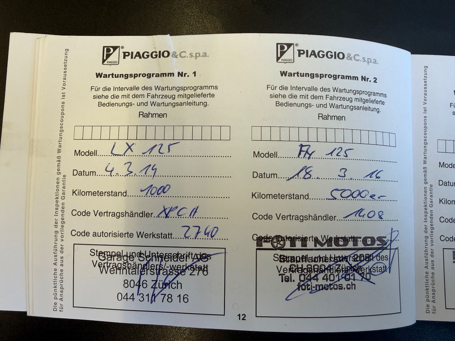 Piaggio Scooters: Piaggio Fly – Gebraucht aus Zürich von Dani8057 2