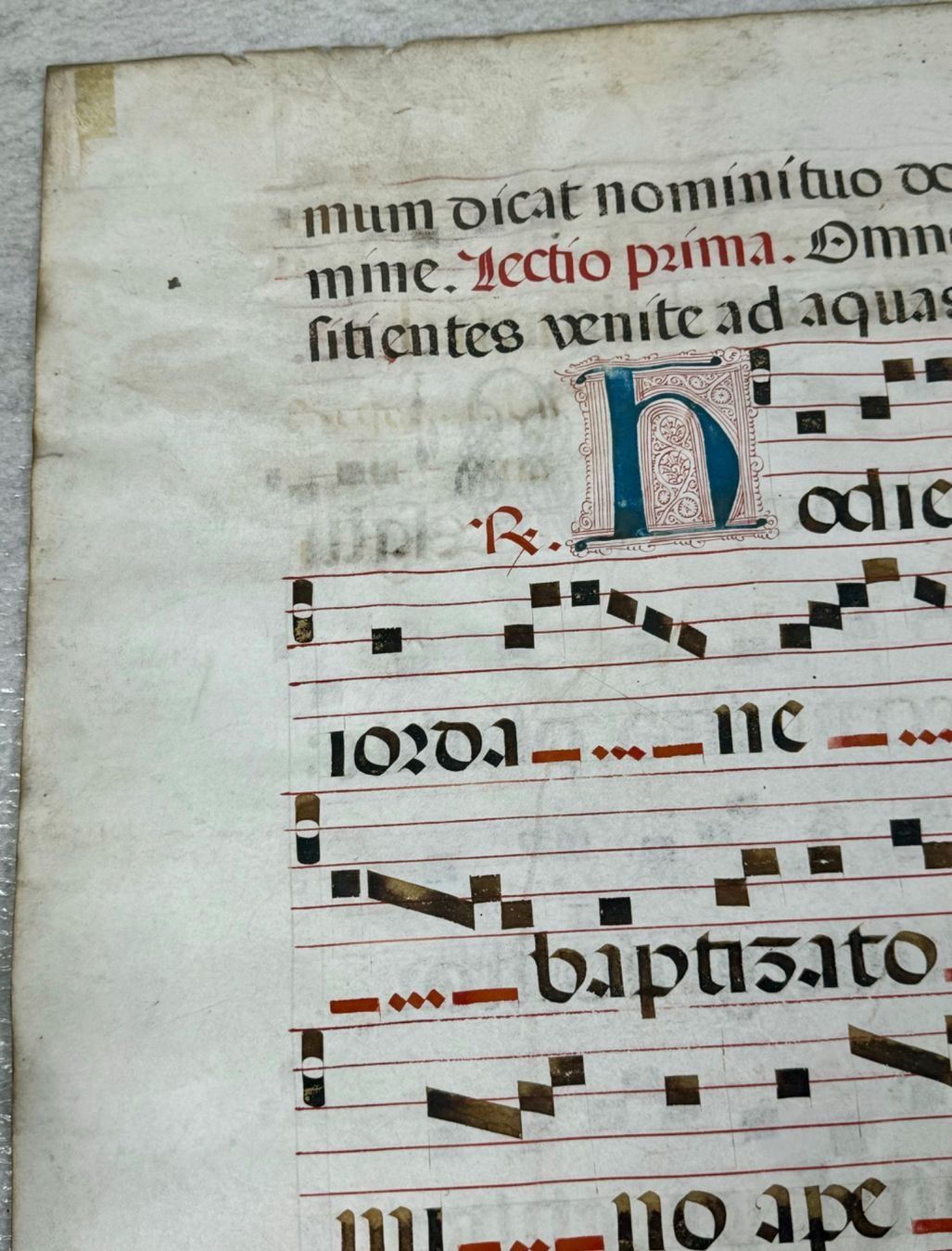 Dokumente: Antikes (Doppelseitiges) Pergament-Manuskript 15 Jahrhundert – Gebraucht aus Basel von Upps_23 4