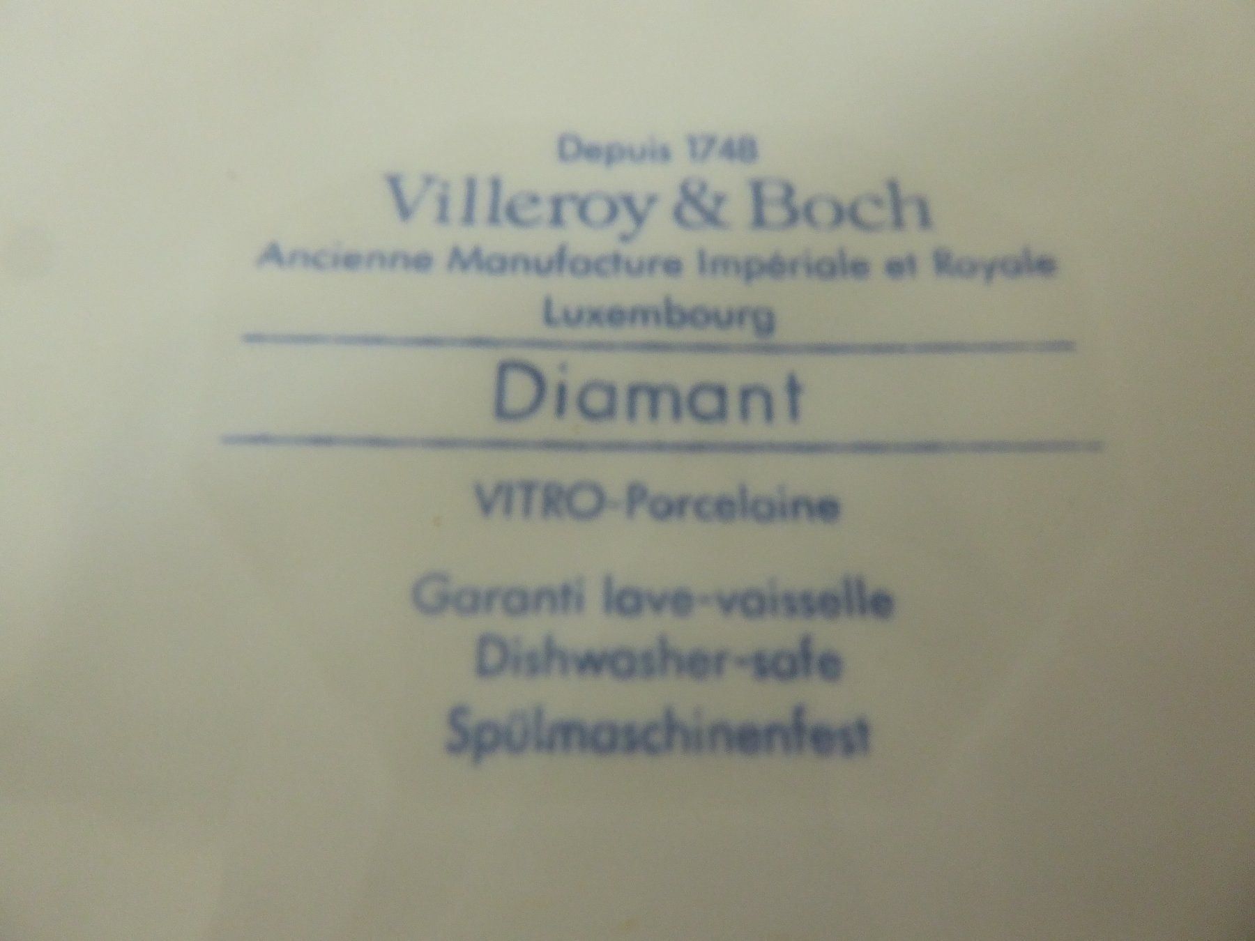 Villeroy & Boch Teller: 2 Dessert - Teller, Villeroy & Boch – Gebraucht aus Zürich von Chaeffeler 3