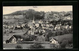 AK Teufen, Totalansicht, 1910