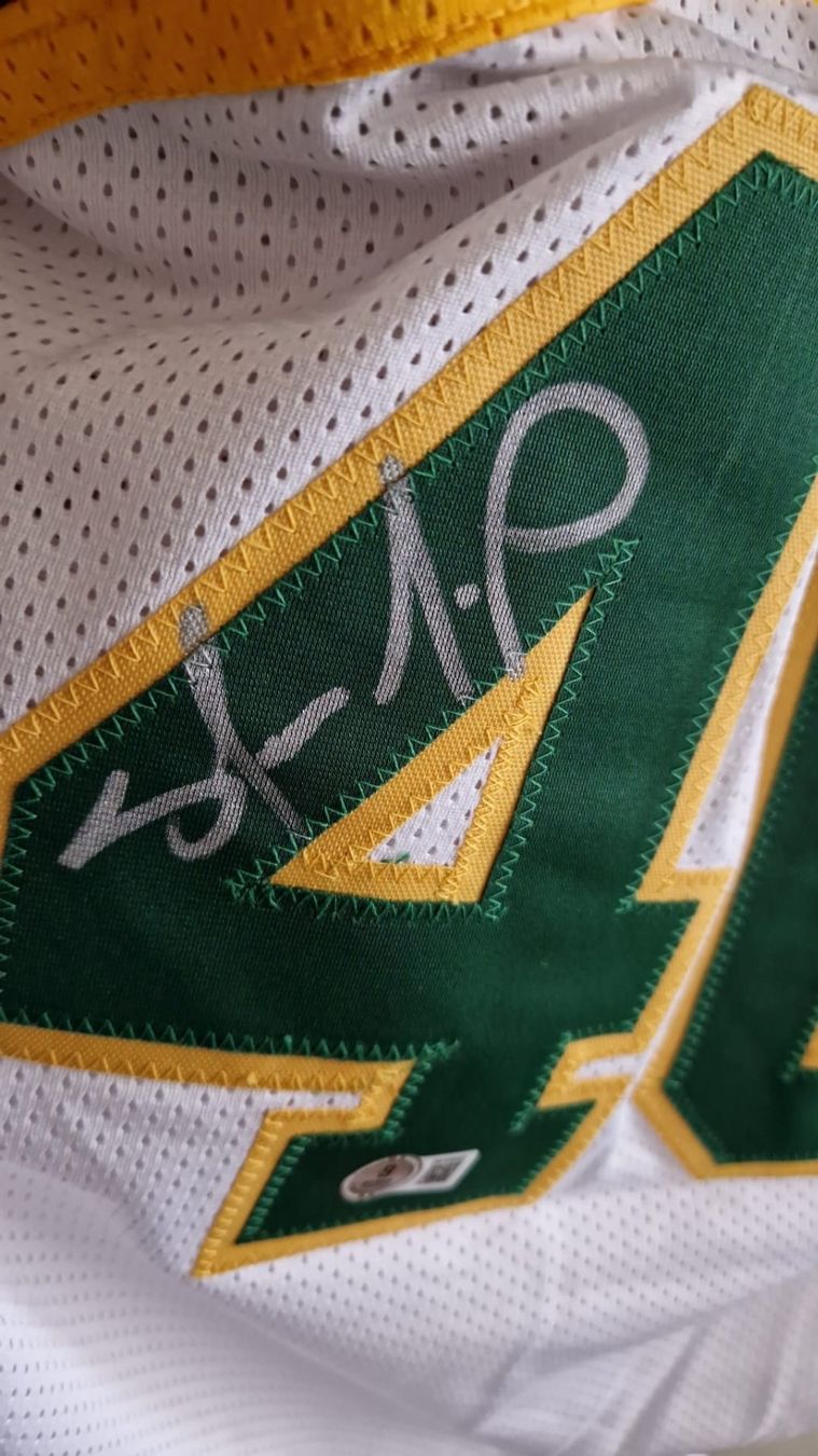 Autografi: NBA Maillot custom Sonics dédicacé par SHAWN KEMP – Nuovo (secondo la descrizione) da Lutry venduto da SwissBBCards 2